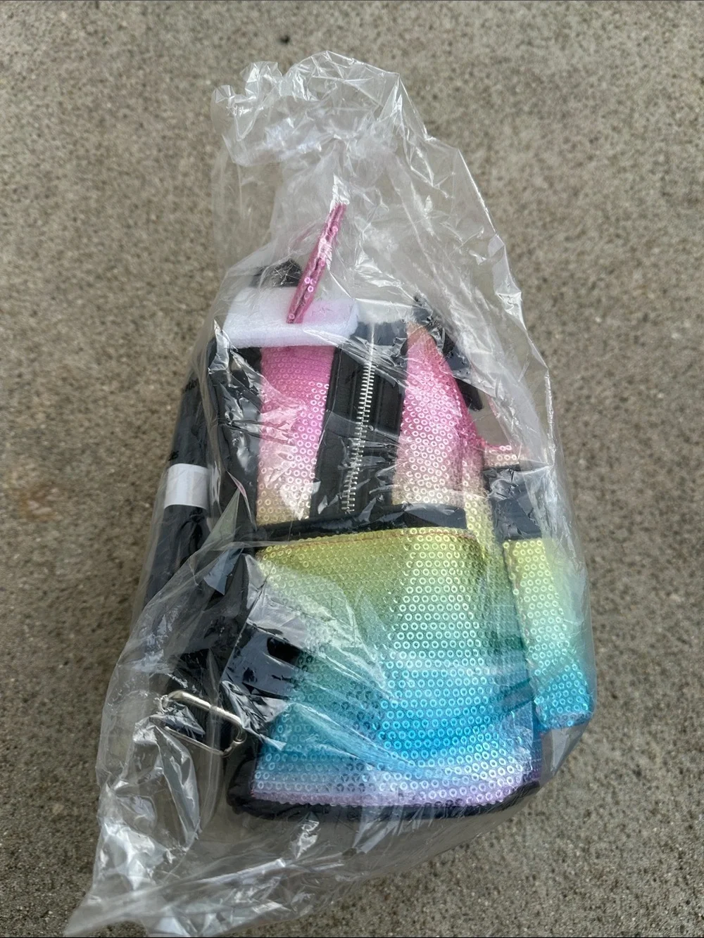 Disney Loungefly mini backpack ombre color brand new with tags